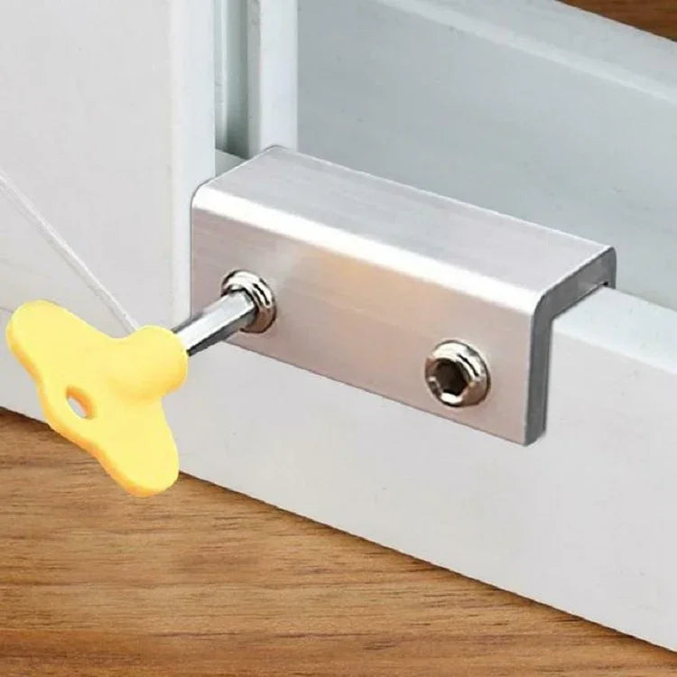 Child Safety Guard Anti-Theft Door Window Stopper, Single Hole, Double Hole