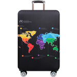 Travel Luggage Cover Suitcase Dustproof Scratch-proof Protection Elastic Sleeve, S Size 19 to 21 inch, M Size 22 to 24 inch, L Size 26 to 28 inch, XL Size 29 to 32 inch