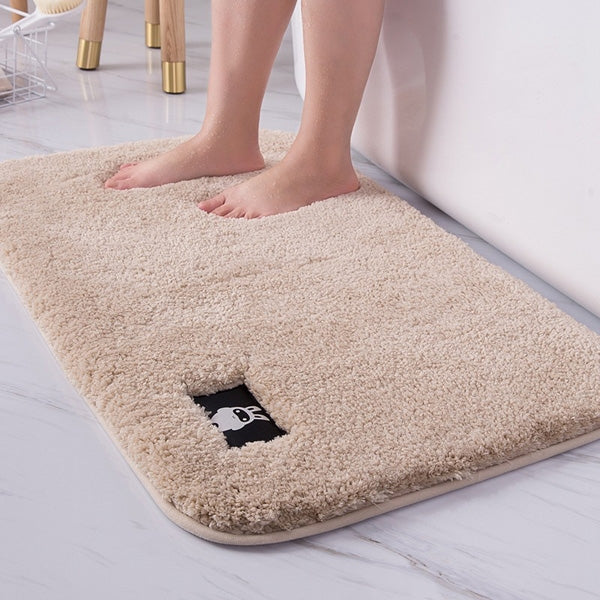 Bathroom Toilet Absorbent Bath Mat Carpet Bedroom Non-slip Foot Pad, 40x60cm, 50x80cm