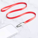 Power Vehicle Mobile Phone Anti-lost Lanyard With Patch,Style:, Hanging Neck Model, Crossbody Model