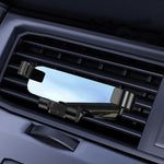 650 Vehicle-mounted Mobile Phone Gravity Bracket Air Outlet Navigation Holder, Silver, Black, Paste Silver, Paste Black