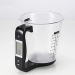 1000g / 1g Kitchen Electronic Scales Electronic Measuring Cup Baking DIY Measuring Tool, Red, Black