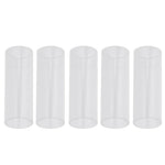 5PCS Acrylic Guitar Slide Tube Folk Slide Block, 28mm(Transparent), 51mm(Transparent), 60mm(Transparent), 70mm(Transparent)