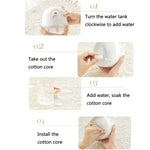 Snowman Humidifier Night Light USB Mute Cute Desktop Air Mini Atomizer Air Humidifier, ZAY-H006 Plug-in, ZAY-H006 Charge