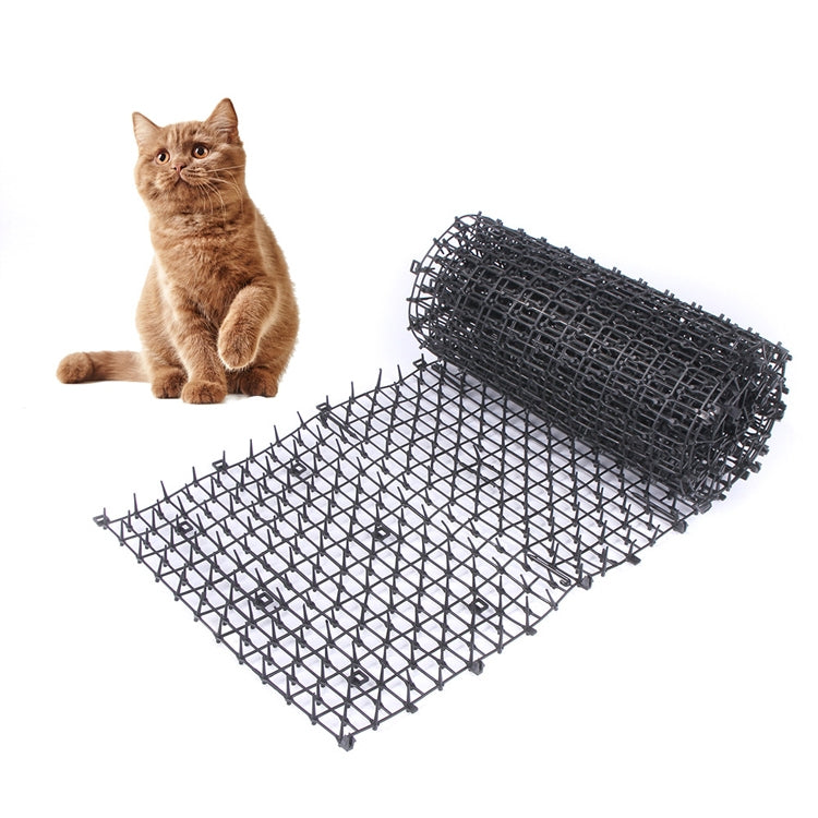 B21307 Garden Flower Anti-Cat Net Plastic Thorn Pad Drive Cat Net, 3 PCS S 49x13cm, M 200x28cm, L 400x28cm