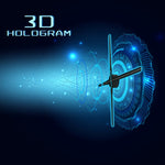 KY-4 WIFI Holographic 3D Fan Shape LED Advertising Machine, Resolution: 1024 x 638 Pixels, 56CM US Plug, 65CM US Plug, 56CM AU Plug, 65CM AU Plug, 56CM UK Plug, 56CM CN Plug