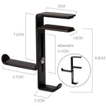 Headphones Racks Desktop Hooks Bookshelves Headset Racks, Red, Upgrade B Black, Upgrade B Gray