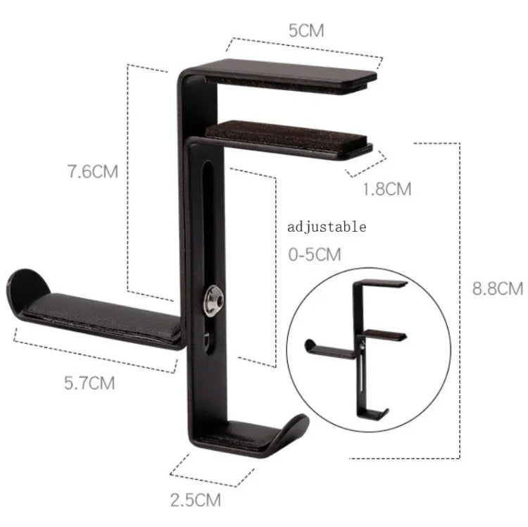 Headphones Racks Desktop Hooks Bookshelves Headset Racks, Red, Upgrade B Black, Upgrade B Gray