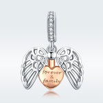 925 Sterling Silver Pendant Can Open Forever Home Charm DIY Bracelet Accessory, SCC1299
