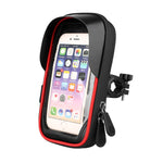 Mountain Bike Card Holder Touch Screen Mobile Phone Holder Motorcycle Electric Vehicle Waterproof Navigation Bracket Shade Mobile Phone Holder, Handlebars, Rearview Mirrors