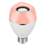 E27 LED Music Bulb Smart Colorful Remote Control Wake Up Light, APP Multi-link Music Light, APP+Remote Control