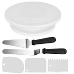 Cake Turntable Set Decorating Table Decorating Mouth Silicone Bag Baking DIY Combination, 6 PCS/Set, 12 PCS/Set, 60 PCS/Set