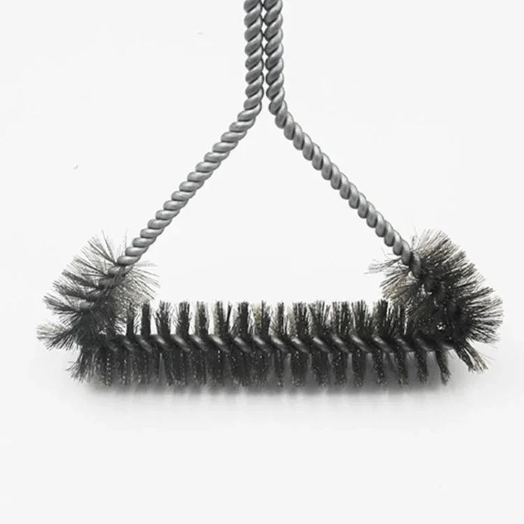 12 inch BBQ Brush Stainless Steel Wire Bristles Cleaning Brushes with Handle, 12 inch