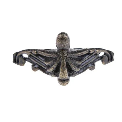 10 PCS Antique Bronze Jewelry Gift Box Wood Case Decorative Feet Leg Corner Protector, Jewelry Gift Box Corner Protector