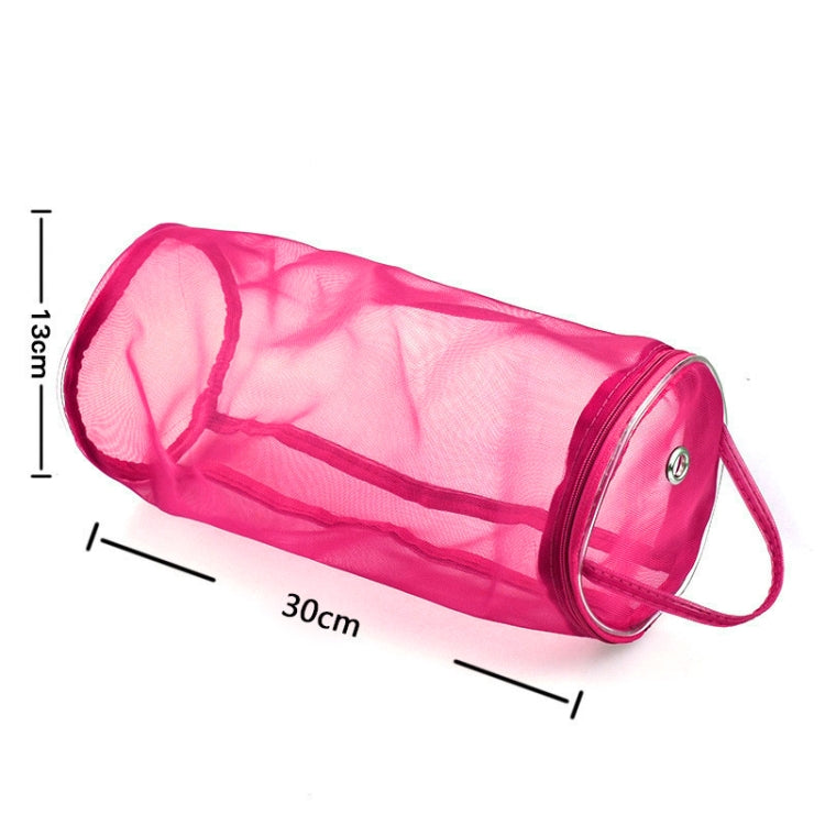 Mesh Bag DIY Hand Weaving Tools Yarn Storage Knitting Bag Organizer Hollow Yarn Bag, Big Rose Red, Big Purple, Small Rose Red, Small Purple, Small Beige, Small Pink