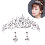 Luxury Pink Gold Pearl Bridal Crowns Handmade Tiara Bride Headband Crystal Wedding Diadem Queen Crown Wedding Hair Accessories, Pearl Crown Pink, Pearl Crown Gold, Pearl Crown White