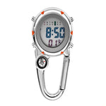 Mountain Climbing Watch Multifunctional Stainless Steel Hook Watch, Stainless Steel Hook Watch(Orange), Stainless Steel Hook Watch(Blue), Stainless Steel Hook Watch(Yellow), Stainless Steel Hook Watch(Red)