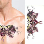 2 PCS Small Full Arm Temporary Waterproof Tattoo Stickers