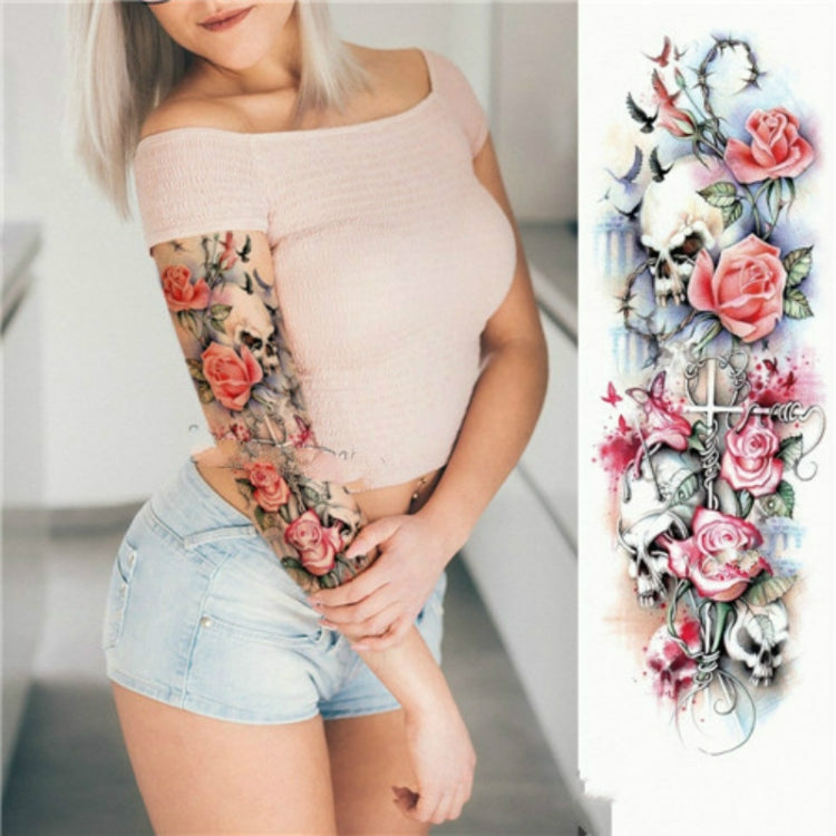 Large Arm Sleeve Waterproof Temporary Tattoo Sticker