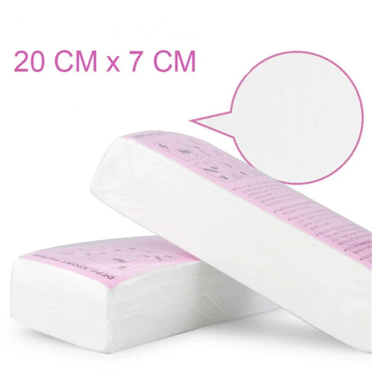 3 Sets Wax Hair Removal Special Paper Non-Woven Hair Removal Paper Honey Wax Removal Wax Special Paper, 100 PCS, 80 PCS