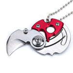 Portable Mini Folding Blade Knife Pocket Small Outdoor Military Survival Knifes Keychain Multitool Self Defense