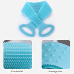 Silicone Massage Pull Strap Bath Brush Powerful Exfoliating Rubbing Bath Artifact, TBD052096201E, TBD052096201A, TBD052096201B, TBD052096201C, TBD052096201D