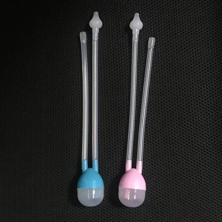 Newborn Baby Safety Nose Cleaner Vacuum Suction Nasal Aspirator Flu Protections Nasal Aspirator Nasal Snot Nose Cleaner Baby, pink, yellow, blue