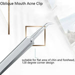 5pcs /Set Acne Needle Stainless Steel Acne Clamp Squeeze Acne Blackhead Tool, 5 in 1