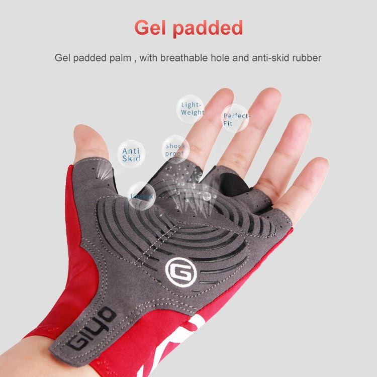 GIYO Outdoor Half-Finger Gloves Mountain Road Bike Cycling Gloves, S, M, L, XL, XXL