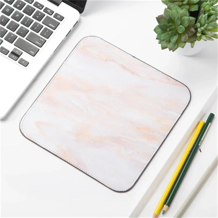 Office Desk Mat Marble Pattern Desk Organizer School Supplies Mouse Desk Tools