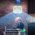 Solar Wall Light Outdoor Waterproof Human Body Induction Garden Lamp Street Light, 48 LED, 54 LED, 54 COB, 32 LED