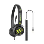 DANYIN DT326 Head-mounted Desktop Computer Children Learning Wire Headset with Microphone, Cable Length:1.8m, DT326 3.5mm Two-hole White, DT326 3.5mm Two-hole Black, DT326 Single Hole Four-level White, DT326 Single Hole Four-level Black                ...