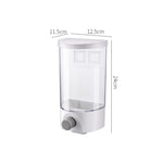 Wall-Mounted Miscellaneous Grain Storage Box Kitchen Large-Capacity Push-Type Sealed Tank, Medium, Large