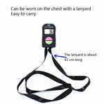 Large-Screen Electronic Digital Display Counter Manual Counter with Lanyard, Manual Counter (Add or Subtract)