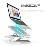 Multifunctional Folding Notebook Stand Monitor Increase Rack, Tripod (White), Tripod (Black)