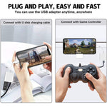 8 Pin To USB2.0+8 Pin Interface OTG Sdapter, Support IOS System
