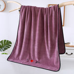 Soft Thick Absorbent Fiber Couple Large Bath Towels, 70x140cm
