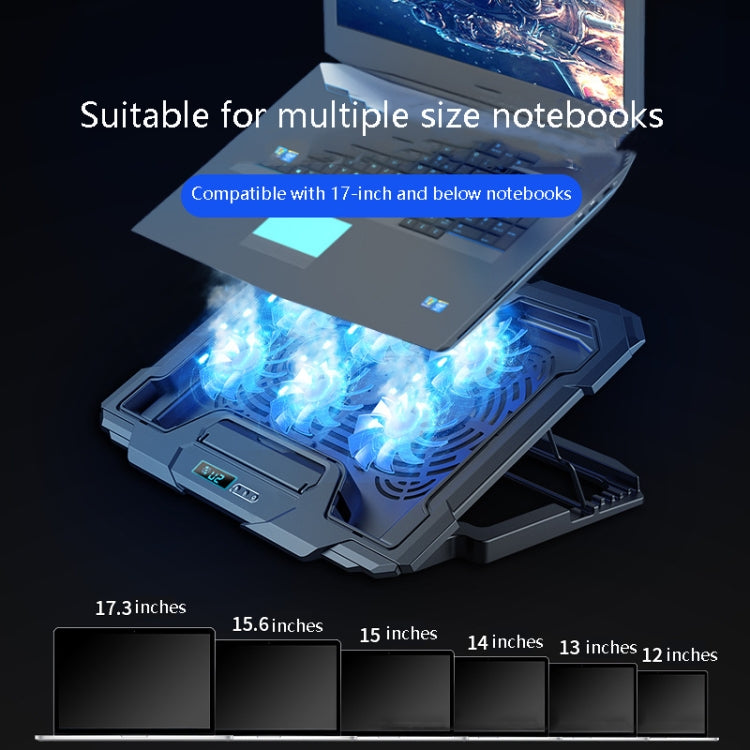 Suohuang Notebook Cooler Gaming Notebook Cooling Base Notebook Exhaust Fan Bracket
