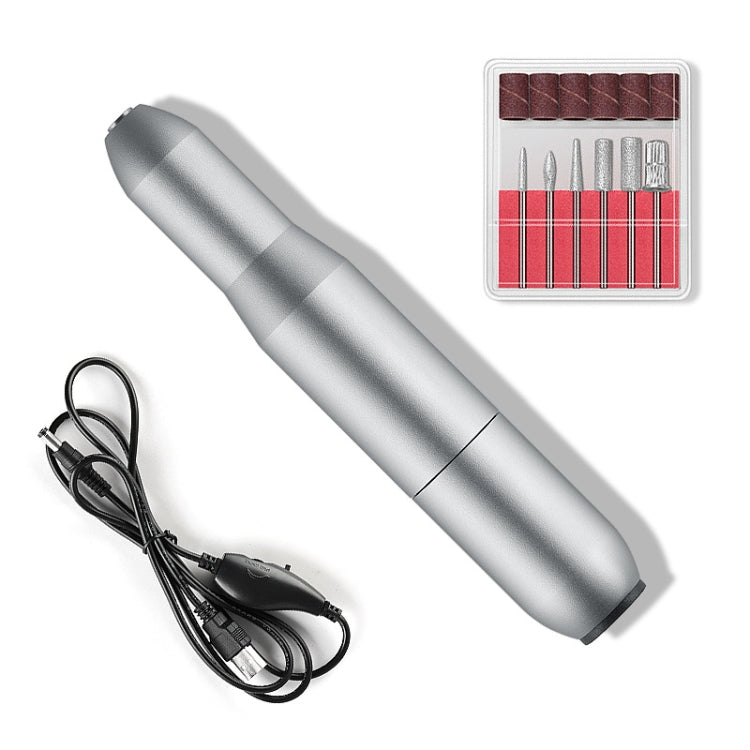 Usb Nail Polisher Portable Pen Type Electric Exfoliating Polisher