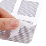 6pcs / Pack Anti-Insect Fly Bug Door Mosquito Screen Net Repair Tape Patch Adhesive Tape, 9 PCS
