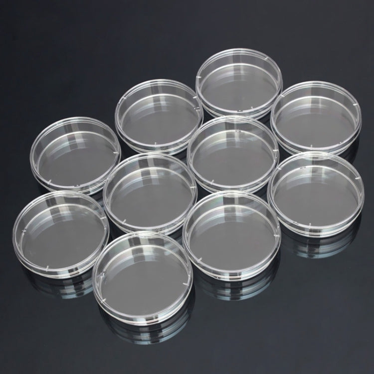 10 PCS Polystyrene Sterile Petri Dishes Bacteria Dish Laboratory Medical Biological Scientific Lab Supplies, 55mm, 60mm, 90mm, 100mm, 150mm