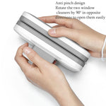 Magnetic Glass Wiper Double-Sided Magnetic Window Wiper High-Level Insulating Glass Cleaner, Specification: Rectangle 3-10mm, Rectangle 3-10mm, Rectangle 8-15mm, Rectangle 18-30mm, Rectangle 20-35mm, Rectangle 24-40mm
