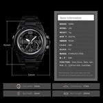 SKMEI 1452 Outdoor Sports Electronic Watch Multifunctional Waterproof Watch, Red, Blue, Black, Golden, Apricot, ArmyGreen