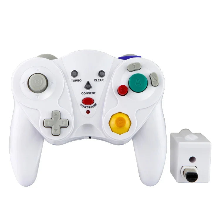 HY-5201 2.4HGz Wireless Gamepad For Nintendo NGC, HY-5201 White, HY-5201Purple, HY-5201Black, HY-5201Orange, HY-5201Silver