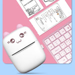 Portable Mini Thermal Printer Bluetooth Photo Printer Student Homework Mistakes Collections Printer, C9 Mini Thermal Printer