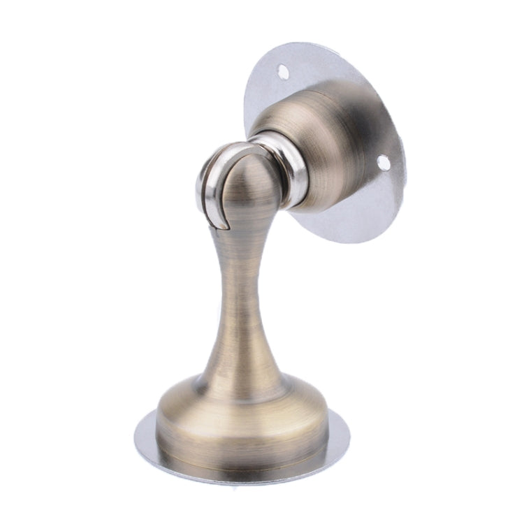 Punch-Free Stainless Steel Thickened Strong Magnetic Door Stopper, Brushed Steel, Green Bronze, Red Bronze, Black