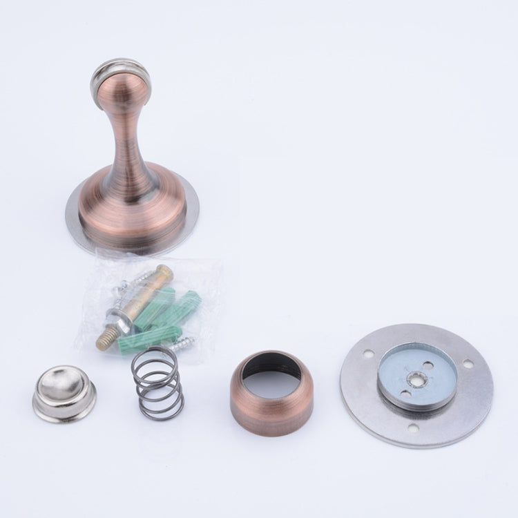 Punch-Free Stainless Steel Thickened Strong Magnetic Door Stopper, Brushed Steel, Green Bronze, Red Bronze, Black