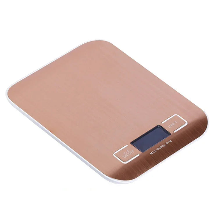 Stainless Steel Small Food Electronic Scale Kitchen Portable Baking Electronic Scale, 5kg/1g (Battery Model White), 5kg/1g (Battery Model Black), 10kg/1g (Battery Model White), 5kg/1g (Rechargeable White), 10kg/1g (Rechargeable White)