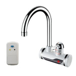 Kitchen Instant Electric Hot Water Faucet Hot & Cold Water Heater EU Plug, Lamp Display Lower Water Inlet, Lamp Display Side Water Inlet, Lamp Display Leakage Protection Lower Water Inlet, Lamp Shows Leakage Protection Side Water Inlet                 ...