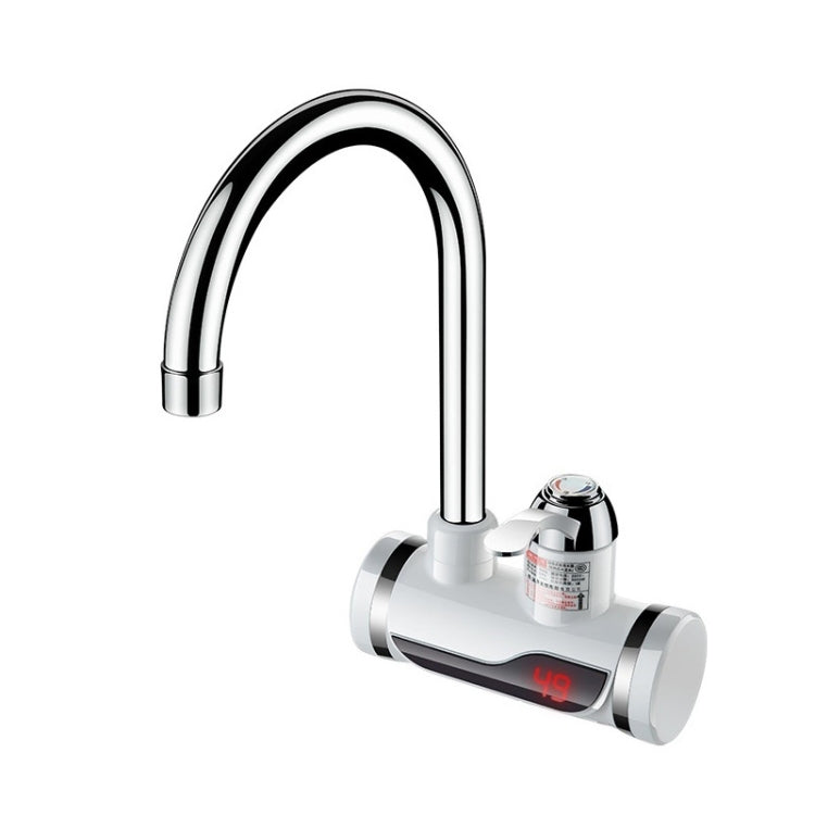 Kitchen Instant Electric Hot Water Faucet Hot & Cold Water Heater EU Plug, Lamp Display Lower Water Inlet, Lamp Display Side Water Inlet, Lamp Display Leakage Protection Lower Water Inlet, Lamp Shows Leakage Protection Side Water Inlet                 ...